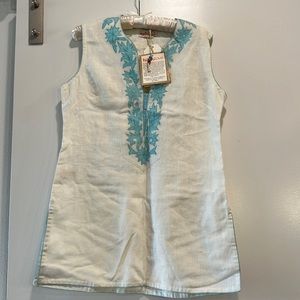 TunicLove Linen Like Tunic w/ Embroidery